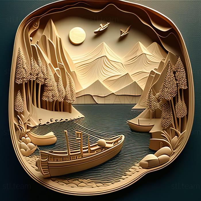 3D model st lake (STL)